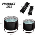 Foot Bath Basin 30L Collapsible Bucket, Portable Foot Soak Tub Feet Soaking - Image 3