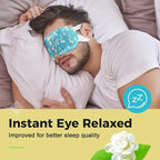 16-Pack Steam Eye Masks for Dry Eyes, Jasmine Warm Eye Mask for Tired Eyes - Image 5