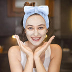 Ondder 8 Pcs Blue Spa Headbands - Image 7