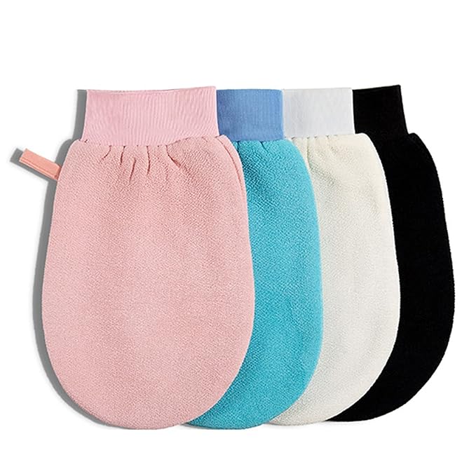 Exfoliating Mitt For Body Scrub Exfoliator Glove Revive Glow Keesa Exfoliating by CIDOKAT