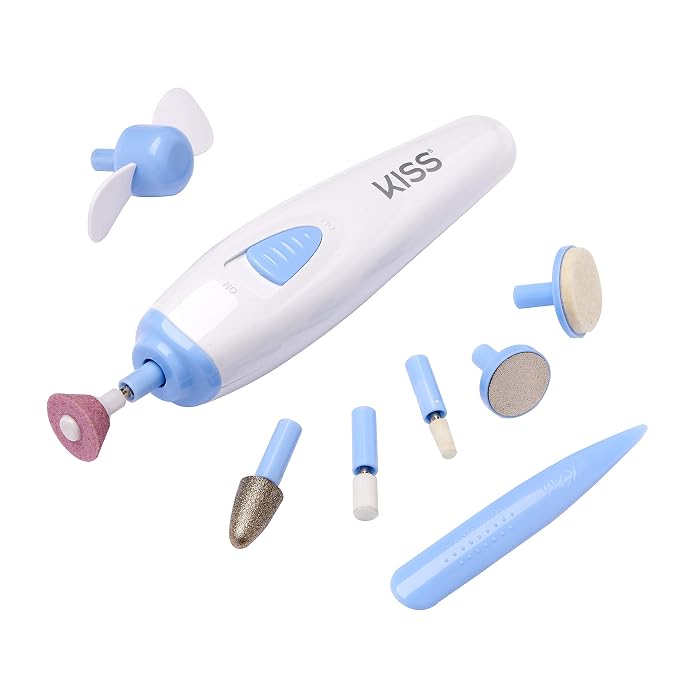 KISS Power File to Go Battery Powered Mani/Pedi Tool Professional Nail Care - Image 4