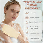 2-Pack Hemp Bath Gloves – Natural Shower Mitts - Image 3