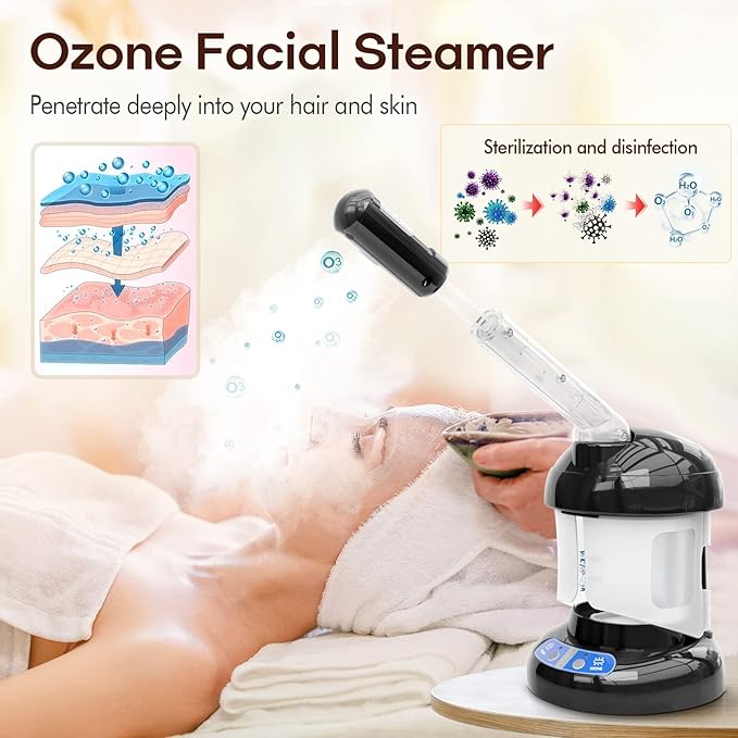 Hair Steamer Kingsteam 2 in 1 Ozone Facial Steamer, Design - Image 3
