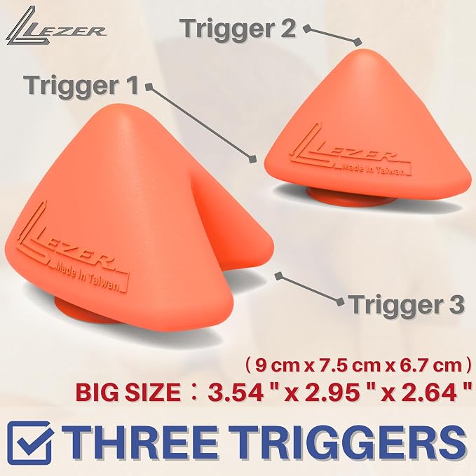 LEZER Large Trigger Massage Point, Manual Massage Ball, Hip Hook, Muscle Knot - Image 2