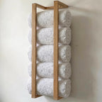 Bamboo Towel Racks by AuraNest