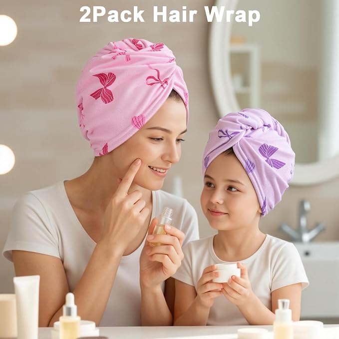 Unicorn Castle Microfiber Hair Towel - Image 3
