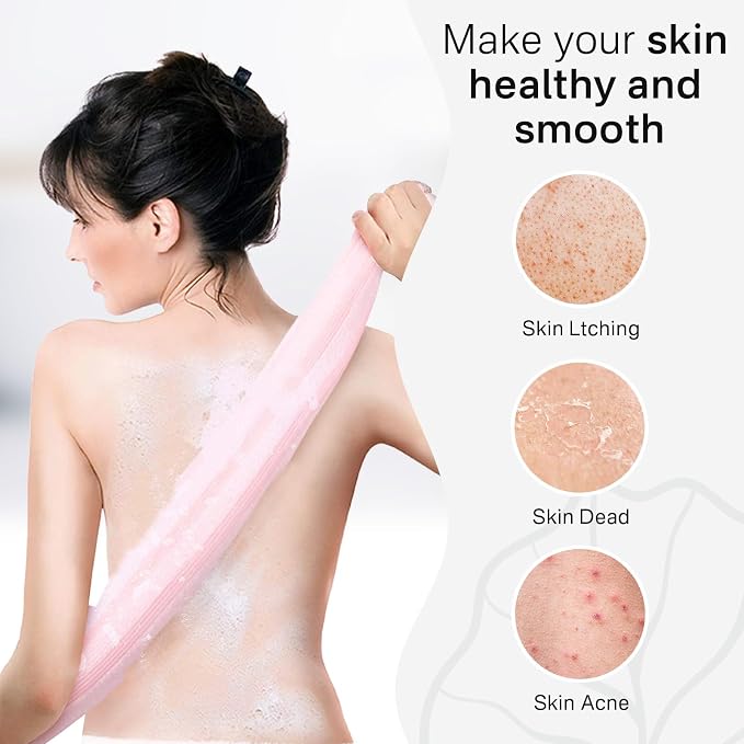 Yiclick Exfoliating Washcloth Towel- Exfoliating Body Scrubber Exfoliator - Image 3