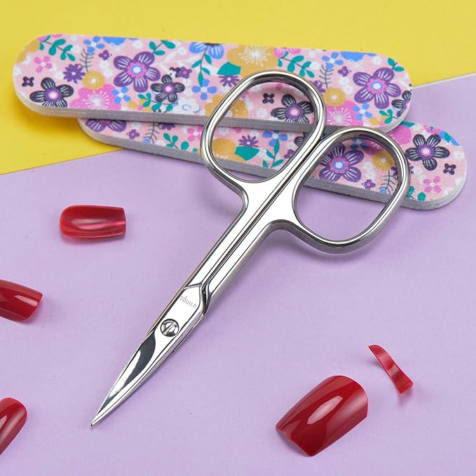 LIVINGO Premium Manicure Scissors Multi-purpose Stainless Steel Cuticle - Image 7