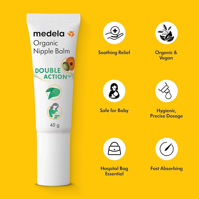 Medela Organic Nipple Cream & Pumping Lubricant, Soothes & Nourishes - Image 4