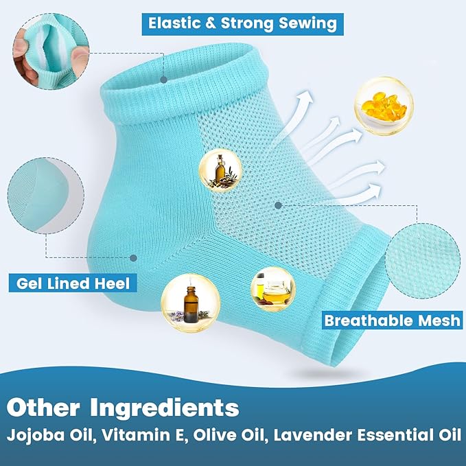 TEAWOO Moisturizing Heel Socks - Image 4