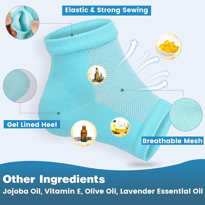 TEAWOO Moisturizing Toeless Socks - Image 4