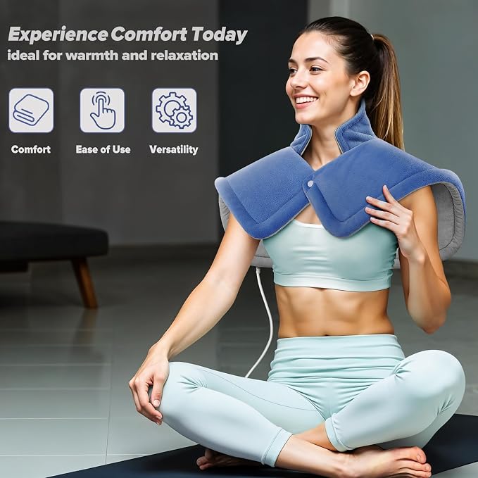 Mothers Day Gifts for Mom, Heating pad for Neck, 3X Deeper Pain Relief - Image 3