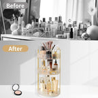 Asayuee 360 Rotating Makeup Organizer, 3 Tier Large Capacity Make Up Organizers - Image 5
