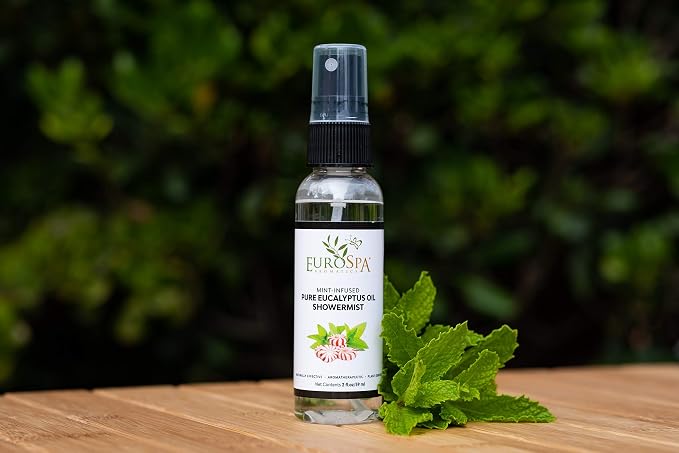 EuroSpa Aromatics Pure Eucalyptus Oil ShowerMist and Steam Room Spray, - Image 2