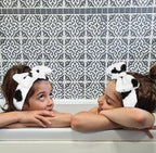 Huachi Spa Headbands for Women Washing Face, Cow Print, Soft Microfiber Hair - Image 5