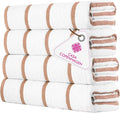 CASA COPENHAGEN Cabana Pool 4Pcs 100% Egyptian Cotton Large Designer Beach by CASACOPENHAGEN