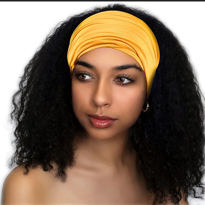 GiLi 2 Pack Wide Headbands for Women Boho African Knotted Non Slip Fashion Hair - Image 2