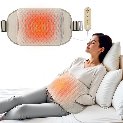 COMFIER Heating Pad for Back Pain Relief, Lower Back Massager by COMFIER