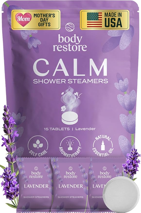 Body Restore Shower Steamers Aromatherapy 15 Pack – Mothers Day Gifts by BodyRestore