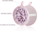 Boao 3 Pcs Bath Shower Pouf Sponge Mesh Pouf Shower Ball Exfoliating Body - Image 3