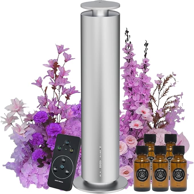 Waterless Essential Oil Diffuser, Long Lasting Aromatherapy Scent Diffuser by Whole-RoomFragranceinMinute