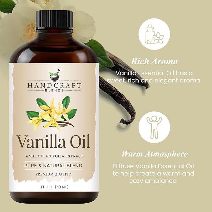 Handcraft Blends Vanilla Essential Oil – 1 Fl Oz – Pure and Natural Mix – - Image 4
