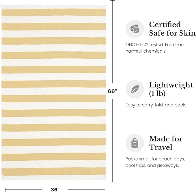 Lightweight Turkish Beach Towel - Image 3