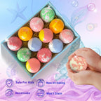 Bath Bombs for Kids with Surprise Inside, Shea & Coco Butter Dry Skin Moisturize - Image 5