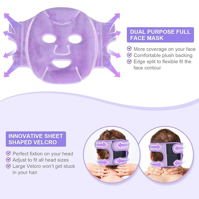 Atsuwell Cooling Ice Face Eye Mask Set - Image 3