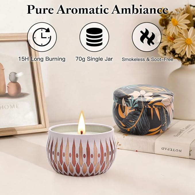 Scented Candles Gifts Set, 24 Pack Candles - Image 6