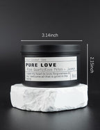 Crystal Candle, Healing Energy Protection Gift, Mindful Intentions, Best Friend - Image 6