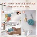 Rnoafmu Shower Loofah Bath Sponge, 60G Loofah Exfoliating Body Scrubber - Image 7