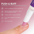 Ceramic Cuticle Pusher & Oil Pen, 2ml Grape Scented Nail Care Pen, Gentle - Image 5