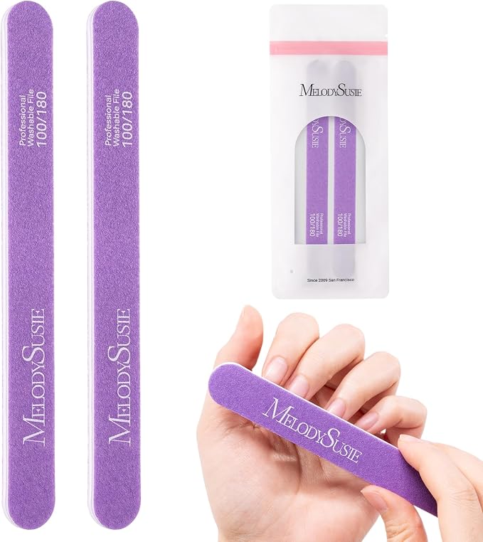 MelodySusie Nail File Kit, Professional Nail Art Manicure Pedicure Supplies by MelodySusie