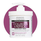 Advanced Clinicals Collagen Peptides Body Lotion & Face Moisturizer | Peptide by AdvancedClinicals