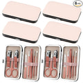 6 Sets Manicure Set 8 in 1 Stainless Steel Nail Clippers Pedicure Kit, by Unknown