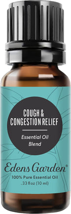 Edens Garden Cough & Congestion Relief Essential Oil Blend- 100% Pure Premium by EdensGarden