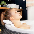 TranquilBeauty Bath Pillow, Pain Relief, 7 Suction Cups by TranquilBeauty