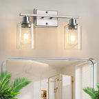 Unicozin 2 Light Bathroom Light Fixtures, Modern Vanity Lights Over Mirror by Unicozin