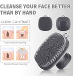 Face Scrubber Face Scrubber for Men Facial Cleansing Brush Silicone Face Wash - Image 2