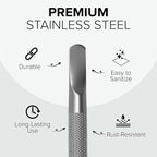 Stainless Steel Nail Cuticle Pusher - Image 4