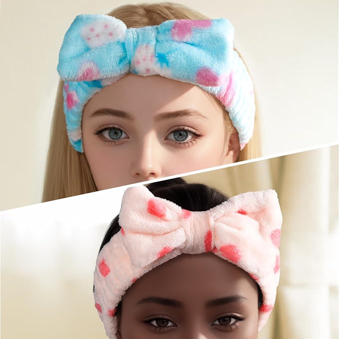 Teenitor Makeup and Spa Headbands, Bow Headbands - Image 6