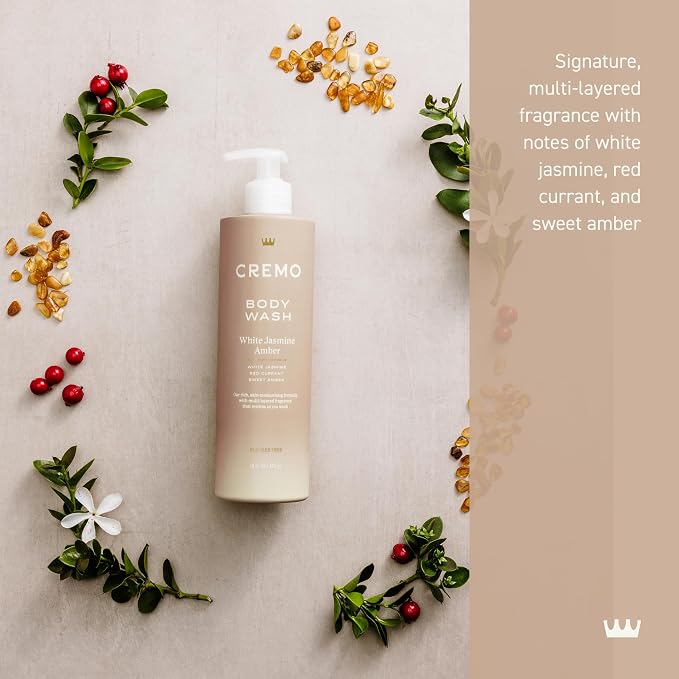 Cremo White Jasmine Amber Skin Moisturizing Body Wash - Image 2