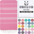 HAVLULAND Turkish Beach Towels, Oversized 40"x72" Turkish Bath Towel, Highly by Havluland