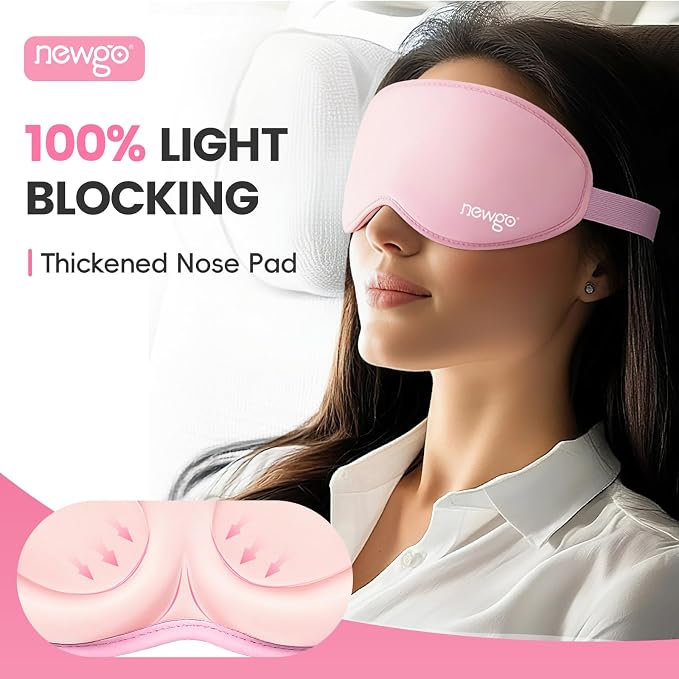 NEWGO Cooling Gel Eye Mask 3D Soft Cold Eye Mask, Eye Ice Pack - Image 4