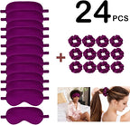 24Pcs Satin Eye Mask Silk Sleep Masks Silky Eyes Cover Blackout Blindfold - Image 2