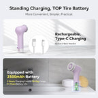 Electric Facial Cleansing Brush, Rechargeable Silicone Face Scrubber exfoliator - Image 6