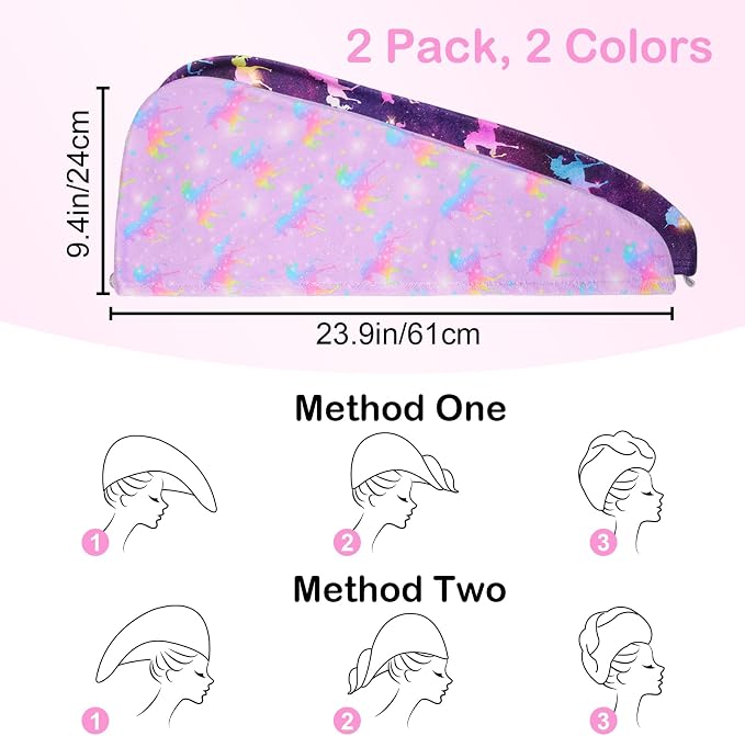 Basumee Microfiber Hair Towel Wrap - Image 7
