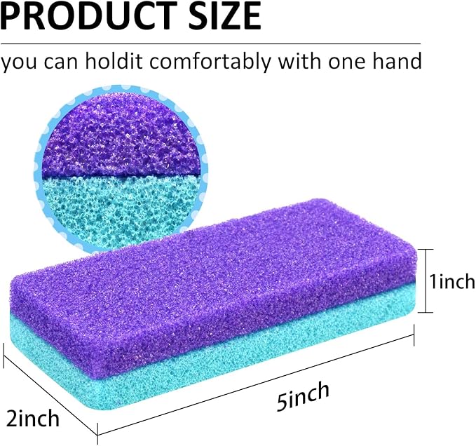 6Pcs Professional Pedicure Foot Pumice Stone - Image 2