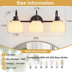 Bathroom Light Fixtures, Oil Rubbed Bronze Vanity Lights - Image 9